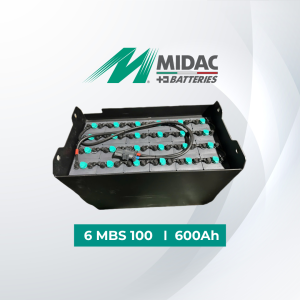Ắc quy điện Midac model 6MBS100