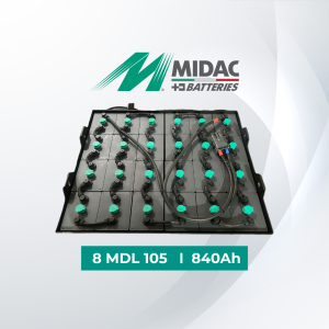 Ắc quy điện Midac model 8MDL105